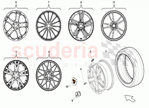 Part Diagram for Lamborghini 0R1400587