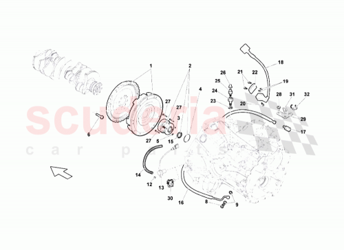 Part Diagram for Lamborghini N138121