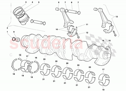 Part Diagram for Lamborghini 423400300
