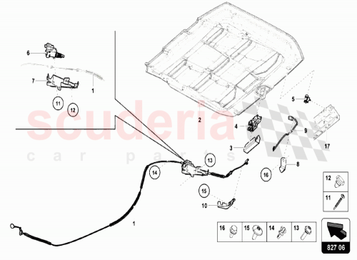 Part Diagram for Lamborghini 4T7827909