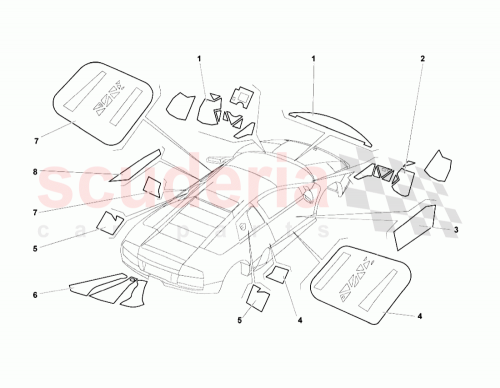 Part Diagram for Lamborghini 310147059