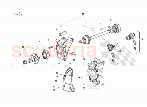 Part Diagram for Lamborghini 420615611A