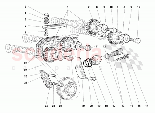 Part Diagram for Lamborghini 001233314