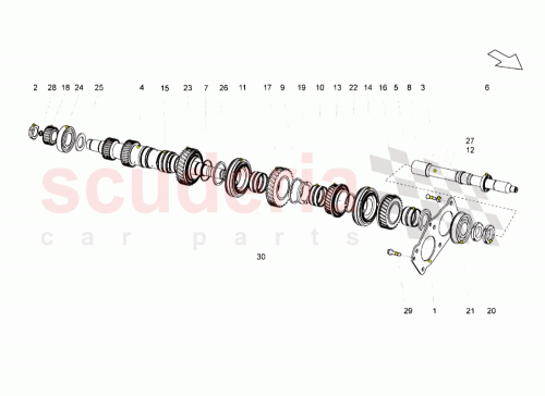 Part Diagram for Lamborghini 086311507