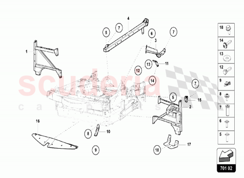 Part Diagram for Lamborghini 470806191D