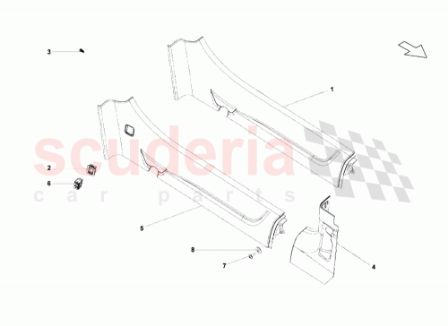Part Diagram for Lamborghini 4E0962109