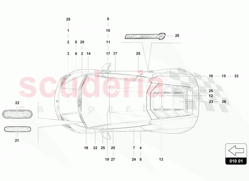 Part Diagram for Lamborghini 470010552A