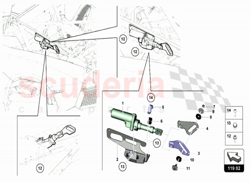 Part Diagram for Lamborghini 470901127B
