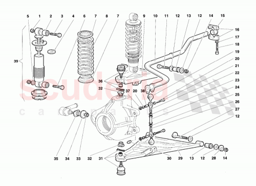 Part Diagram for Lamborghini 005230804