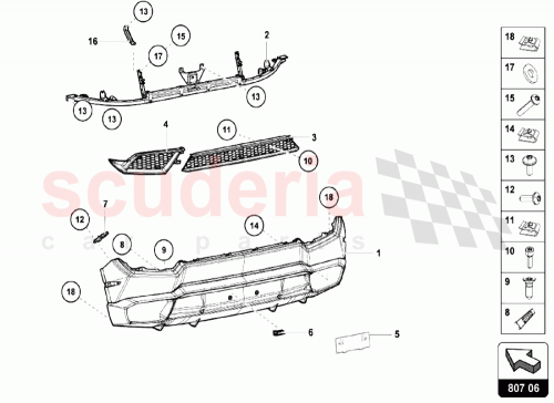 Part Diagram for Lamborghini N0115478