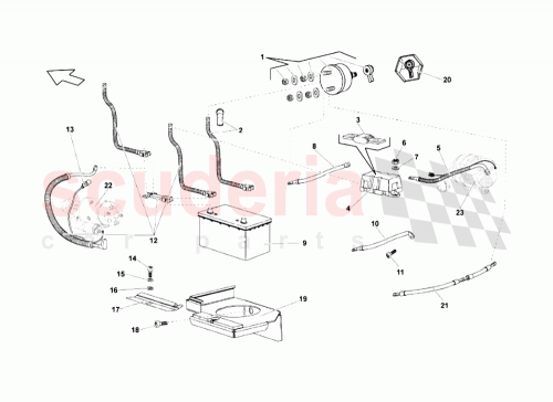 Part Diagram for Lamborghini 7L0915105