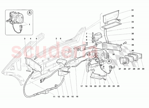 Part Diagram for Lamborghini 410837120