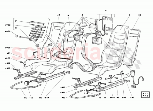 Part Diagram for Lamborghini 009435113