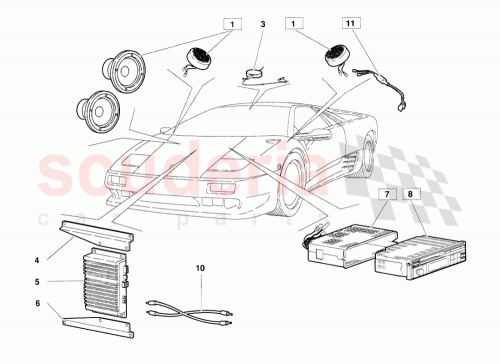 Part Diagram for Lamborghini 009409212