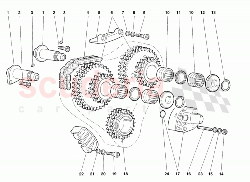Part Diagram for Lamborghini 001231173
