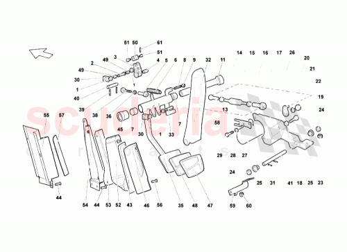 Part Diagram for Lamborghini 400721214D
