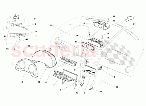 Part Diagram for Lamborghini 400857259B