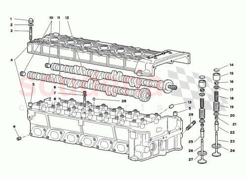 Part Diagram for Lamborghini 001236472