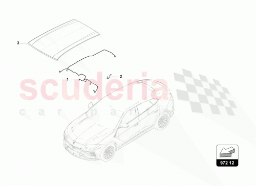 Part Diagram for Lamborghini 4M8971100F