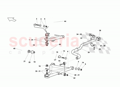 Part Diagram for Lamborghini 410407152B