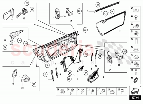 Part Diagram for Lamborghini N10595002