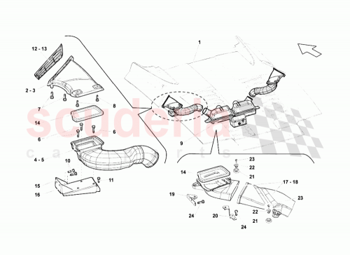 Part Diagram for Lamborghini 407827550B