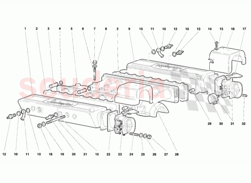 Part Diagram for Lamborghini 008300913