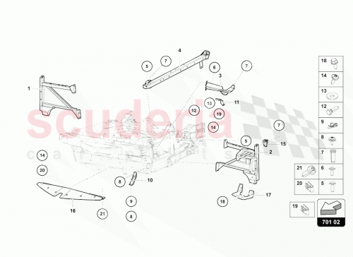Part Diagram for Lamborghini 470807136D