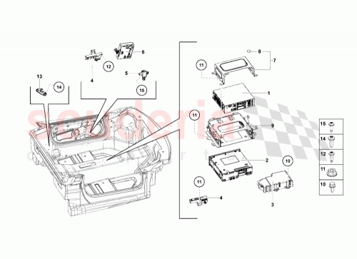 Part Diagram for Lamborghini 470035662