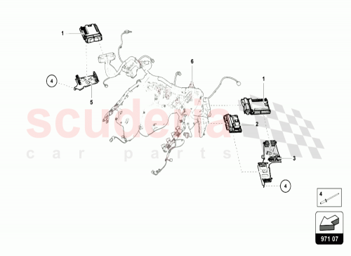 Part Diagram for Lamborghini 4T0927109