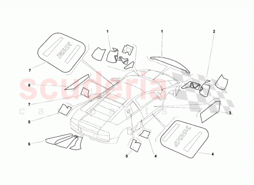 Part Diagram for Lamborghini 310147077
