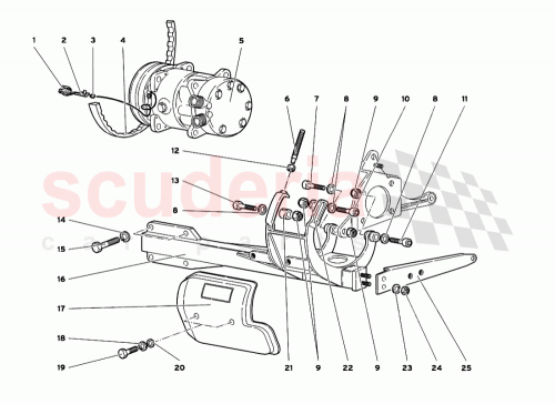 Part Diagram for Lamborghini 006136447