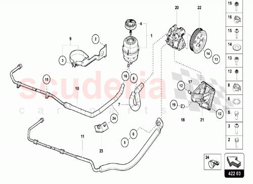 Part Diagram for Lamborghini 420422376B