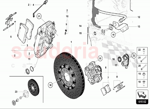 Part Diagram for Lamborghini 470615403B