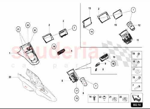 Part Diagram for Lamborghini 470919180C