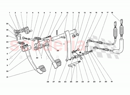 Part Diagram for Lamborghini 0042005199