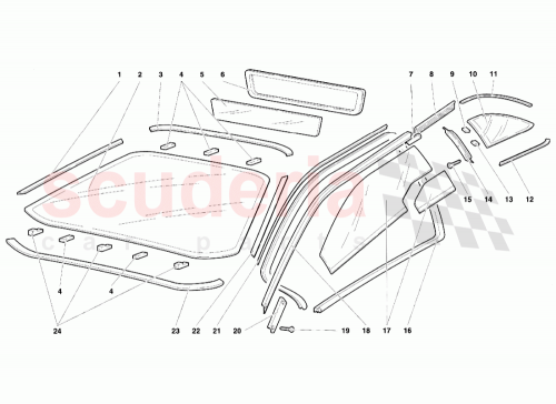 Part Diagram for Lamborghini 009421424