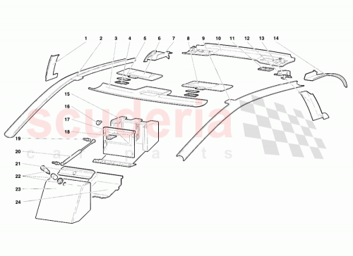Part Diagram for Lamborghini 009458242