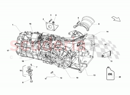 Part Diagram for Lamborghini 0024016729