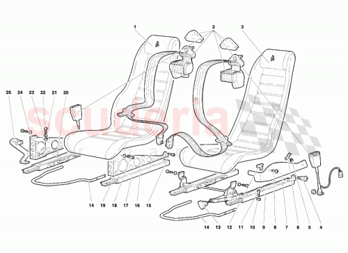 Part Diagram for Lamborghini 008700840