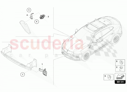 Part Diagram for Lamborghini N90063905