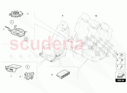 Part Diagram for Lamborghini N90930201
