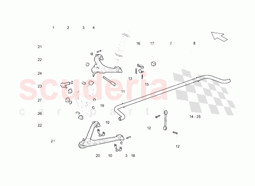 Part Diagram for Lamborghini 400411309C