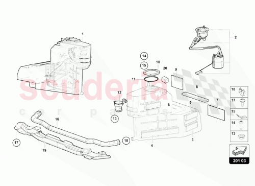 Part Diagram for Lamborghini 470201022M