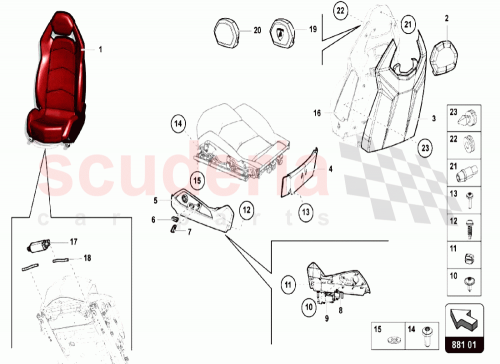 Part Diagram for Lamborghini 470881998