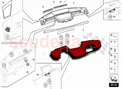 Part Diagram for Lamborghini 470035491E