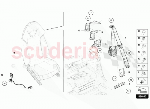 Part Diagram for Lamborghini 4T0868467B