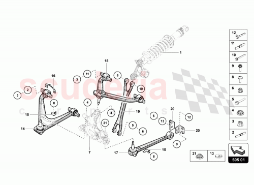 Part Diagram for Lamborghini 470512019P