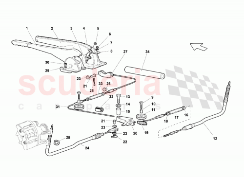 Part Diagram for Lamborghini 417711115B