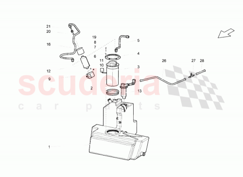 Part Diagram for Lamborghini 407201076A
